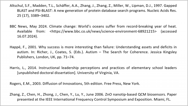 Sample Elsevi New Styles: Elsevier – Thrix