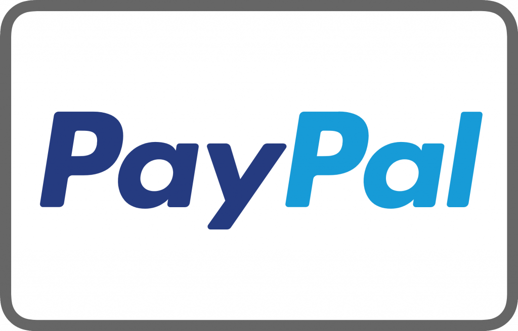 PayPal logo.